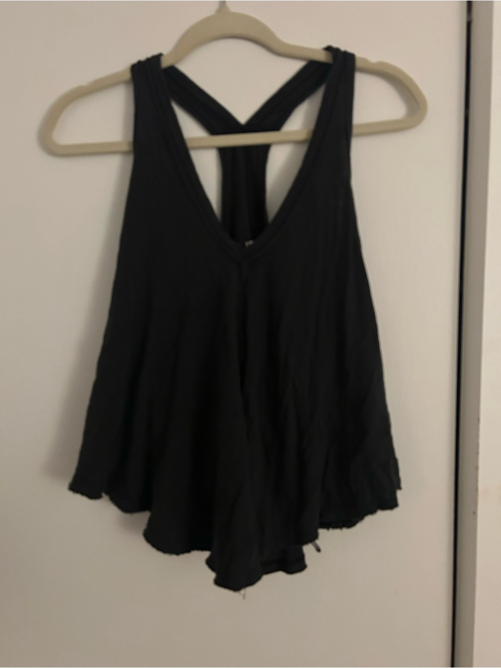 Free People Black Swing Tank Top